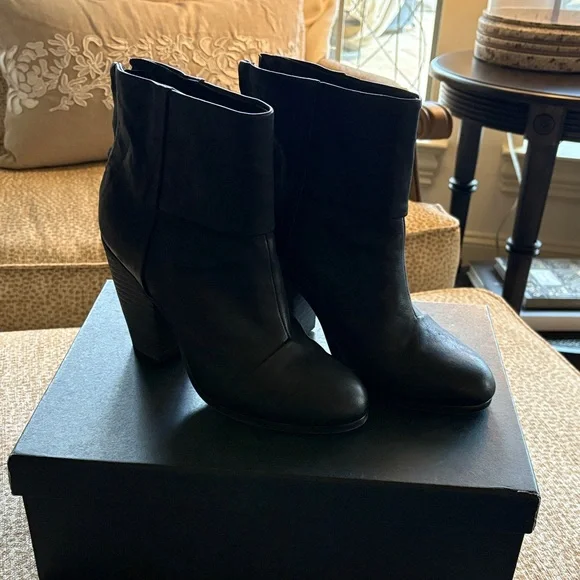 Rag & Bone Classic Newbury Ankle Boots - Black - Picture 2 of 5